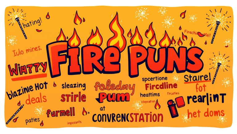 fire puns