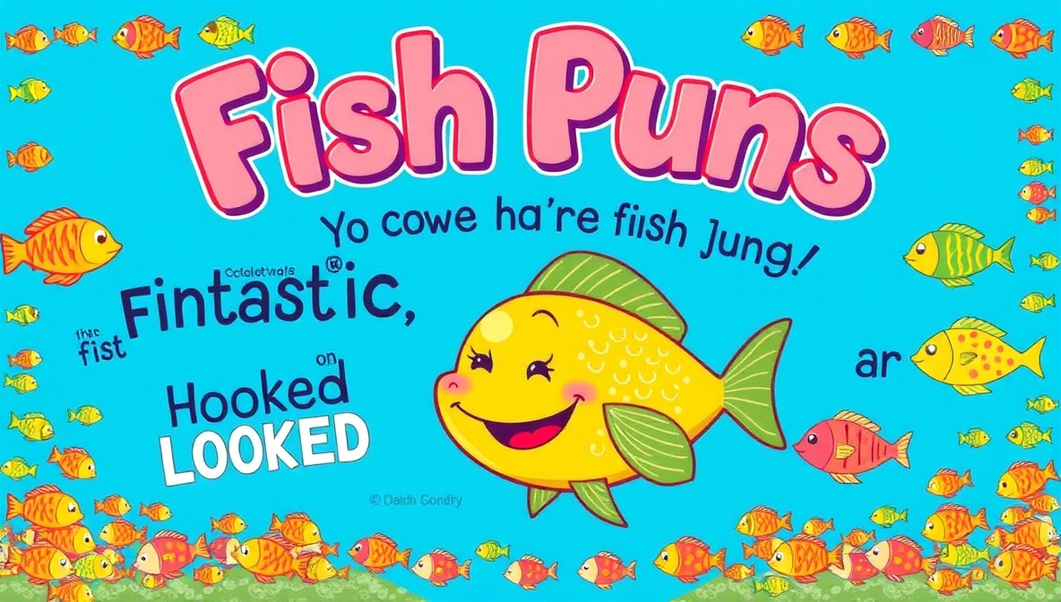 Fun Fish Puns 490+ Fish Puns: Funny, Clever & Reel-y Fin-Tastic Jokes