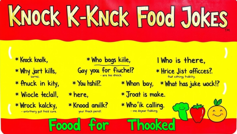 knock knock food jokes