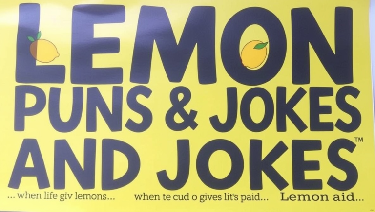 Lemon Puns and Jokes