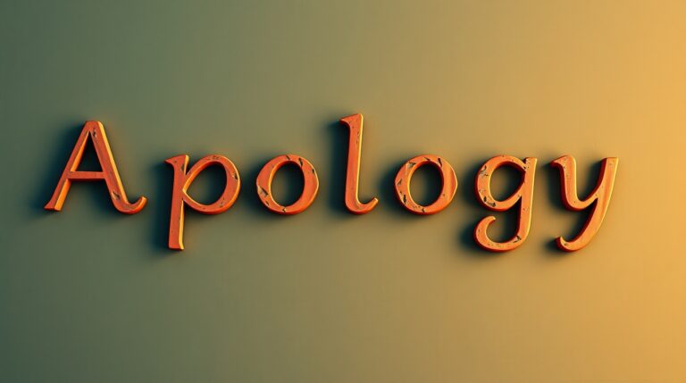 apology messages for her