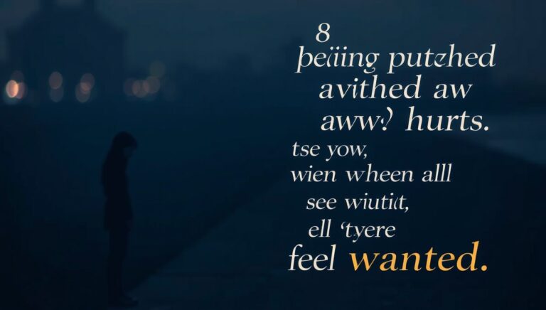 hurt feeling pushed away quotes